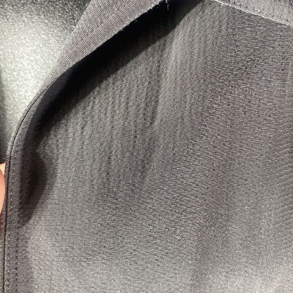 Eileen fisher long line cardigan jacket crinkle gray tencel lyocell small - Picture 3 of 7